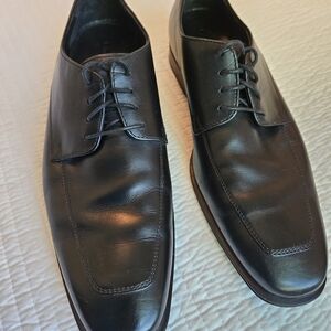 Cole Haan Black Leather Oxfords